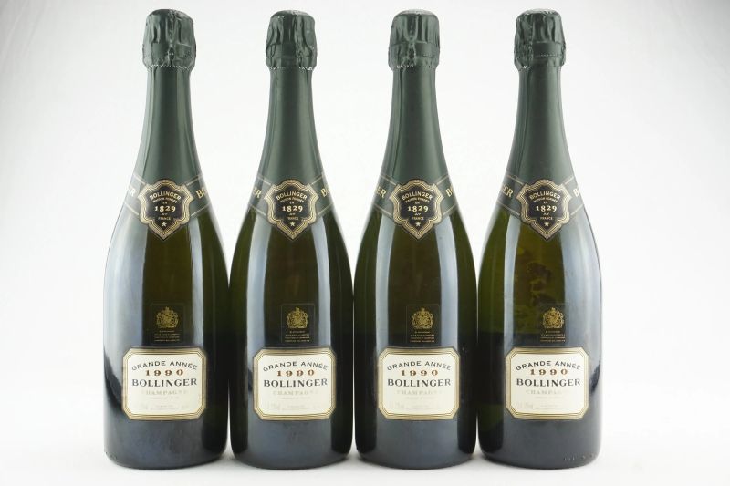 Bollinger La Grande Ann&eacute;e 1990  - Auction THE SIGNIFICANCE OF PASSION - Fine and Rare Wine - Pandolfini Casa d'Aste