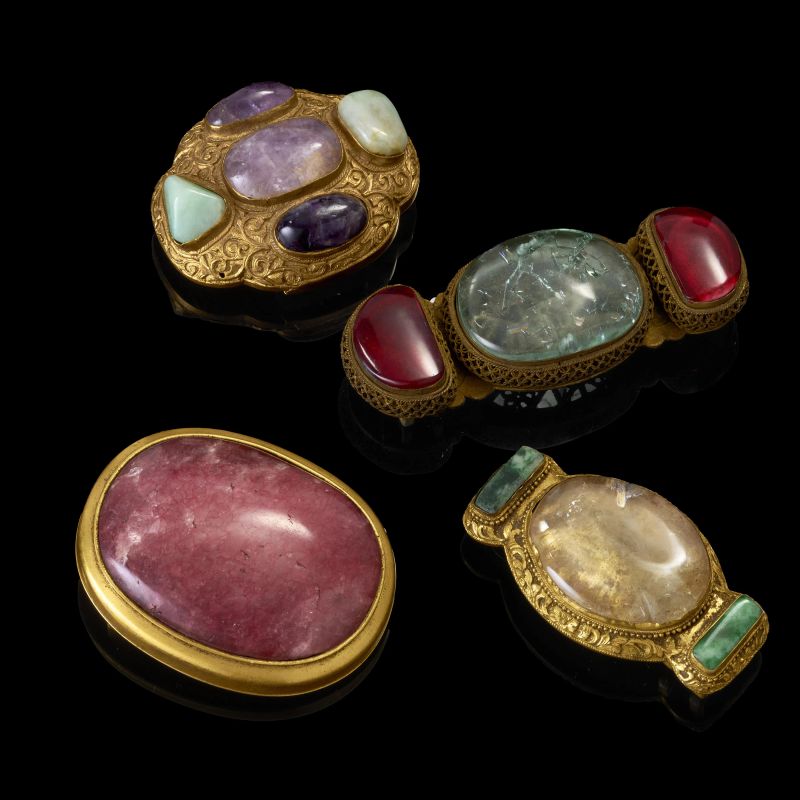 



GROUP OF FOUR BUCKLES, CHINA, QING DYNASTY, 19TH CENTURY  - Auction Asian Art | 东方艺术 - Pandolfini Casa d'Aste