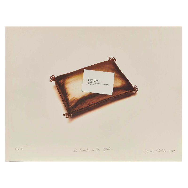 Giulio Paolini : 



GIULIO PAOLINI  - Asta ART TO COLLECT, ART TO GIFT - Pandolfini Casa d'Aste