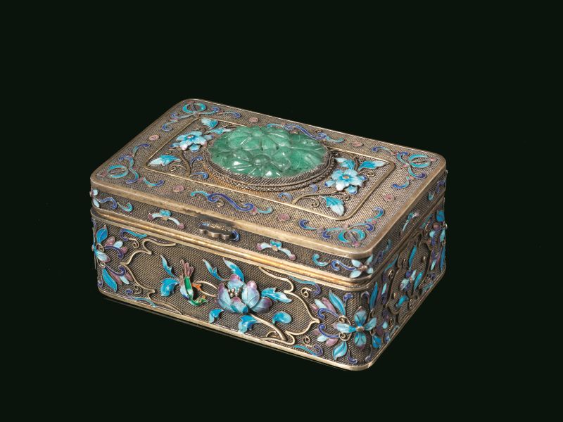      SCATOLA CON COPERCHIO, CINA, TARDA DINASTIA QING   - Auction ASIAN ART - Pandolfini Casa d'Aste