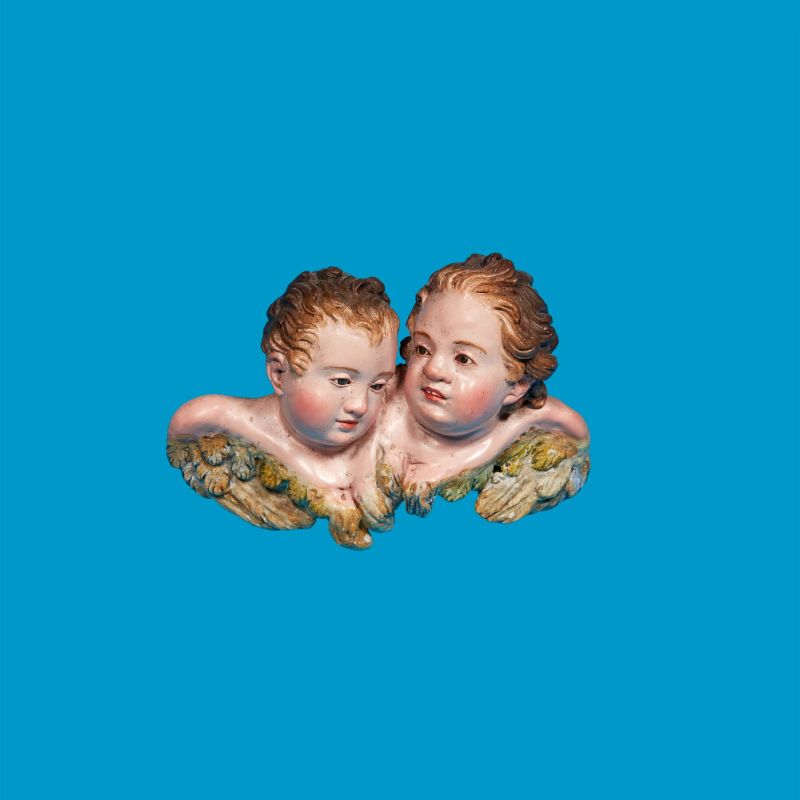 



A PAIR OF CHERUBS, NAPLES, 18TH/19TH CENTURY  - Auction NEAPOLITAN NATIVITY SHEPHERDS - Pandolfini Casa d'Aste