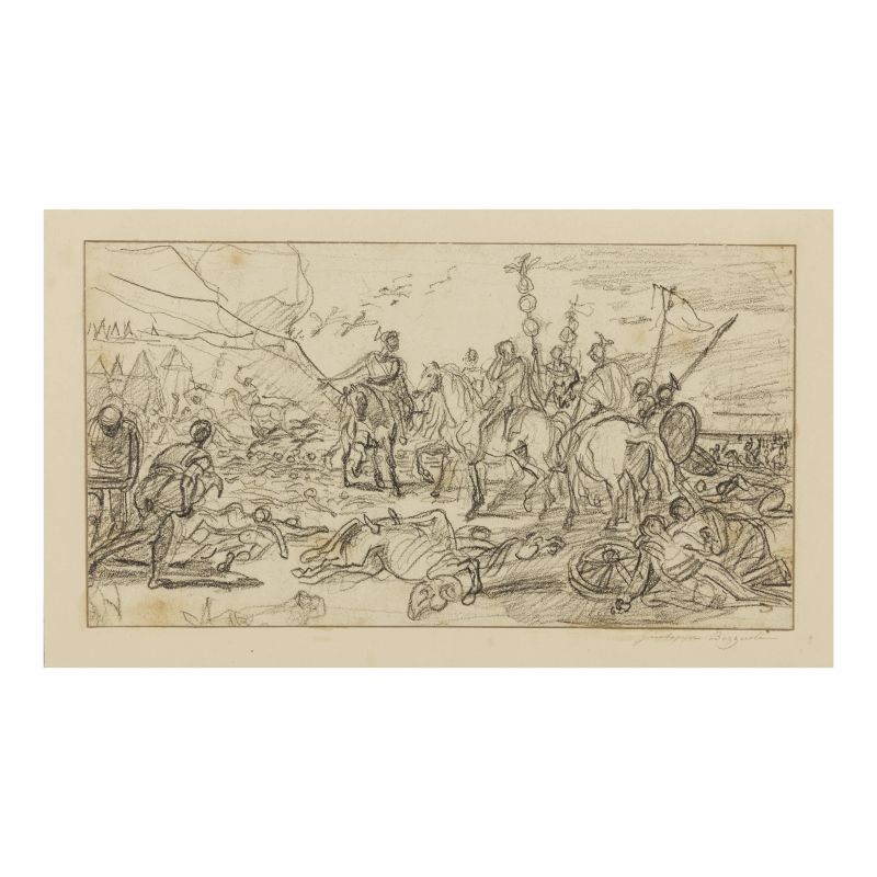Giuseppe Bezzuoli  - Auction PRINTS AND DRAWINGS FROM 15TH TO 19TH CENTURY - Pandolfini Casa d'Aste