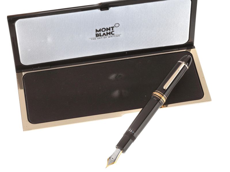      MONTBLANC MEISTERSTÜCK PENNA STILOGRAFICA   - Auction ONLINE AUCTION |  JEWELS WATCHES AND PENS - Pandolfini Casa d'Aste