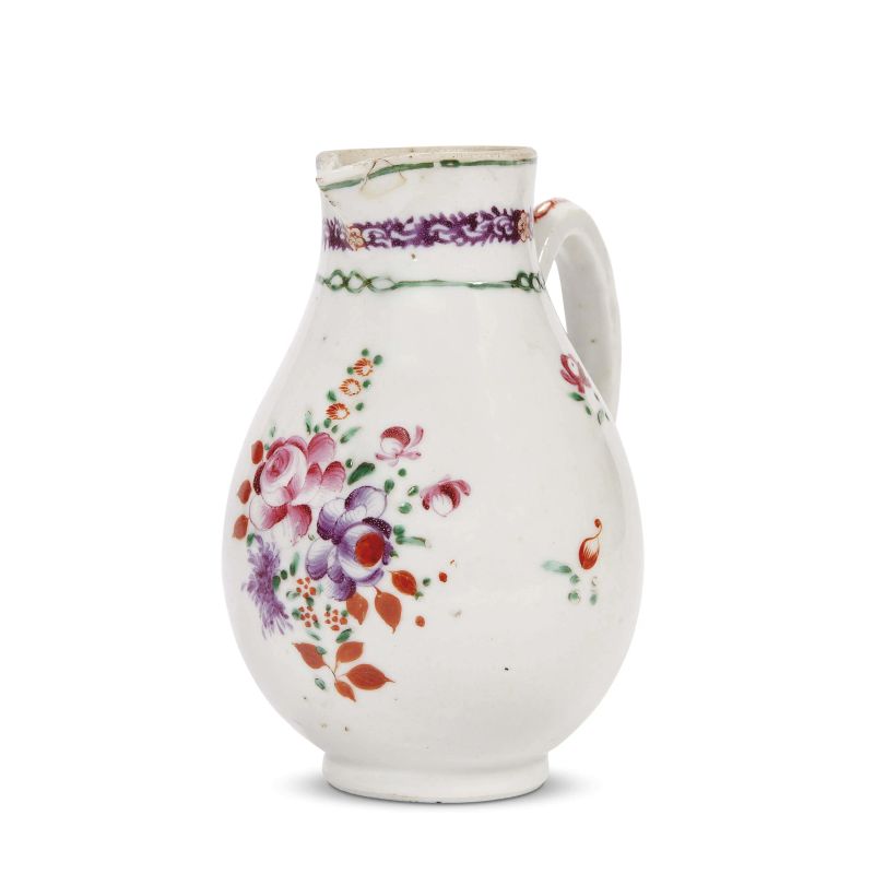 A MILK JUG, CHINA, QING DYNASTY, QIANLONG DYNASTY, CIRCA 1790  - Auction Porcellane della Compagnia delle Indie Meraviglie cinesi per l'Europa - Pandolfini Casa d'Aste