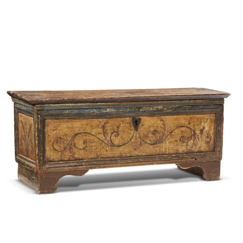 A SMALL CENTRAL ITALY CHEST, 16TH CENTURY  - Auction ONLINE AUCTION | ARREDARE CON STILE. MOBILI E OGGETTI D'ARTE - Pandolfini Casa d'Aste