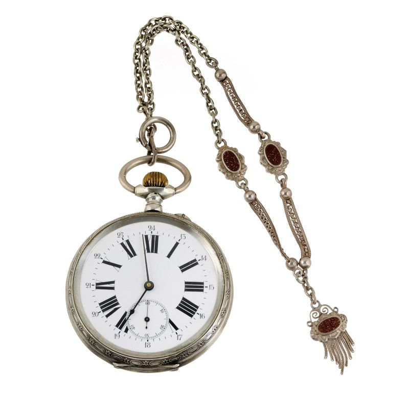 



BIG SILVER POCKET WATCH  - Auction WATCHES - Pandolfini Casa d'Aste