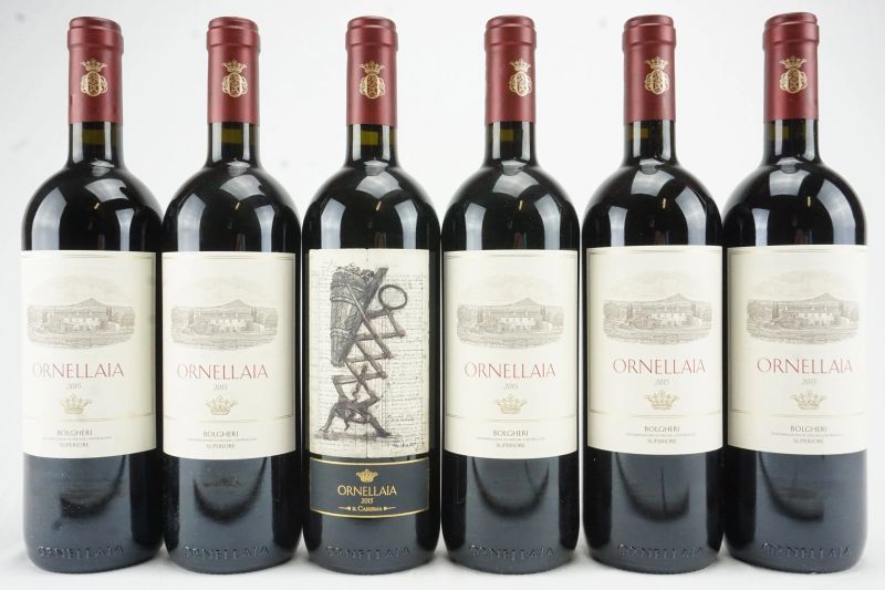      Ornellaia 2015   - Asta L'Arte del Collezionare - Vini italiani e francesi da cantine selezionate - Pandolfini Casa d'Aste