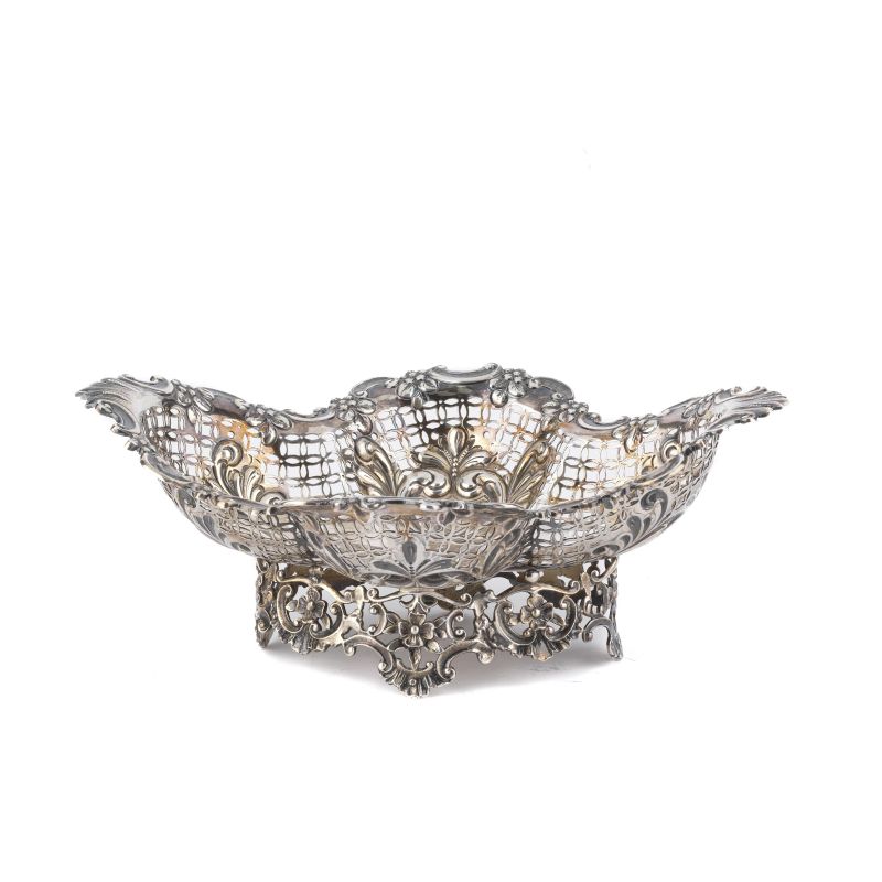 A SILVER LITTLE BASKET, SHEFFIELD, 1894  - Auction TIME AUCTION| SILVER - Pandolfini Casa d'Aste