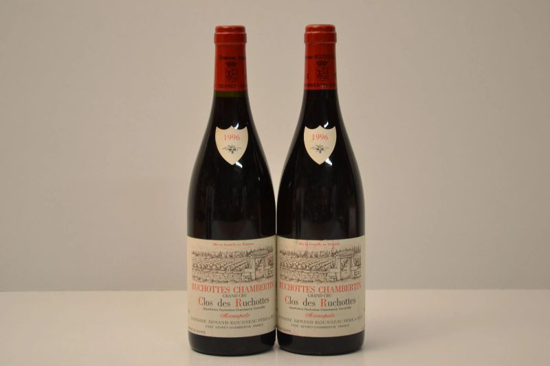 Ruchottes Chambertin Clos des Ruchottes Domaine Armand Rousseau 1996  - Asta Una Eccezionale Selezione di Vini e Distillati Internazionali da Collezioni Private - Pandolfini Casa d'Aste