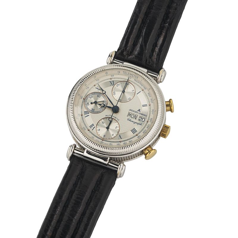 



JACQUES LEMANS REF. 529 STAINLESS STEEL CHRONOGRAPH  - Auction ARCADE |  WATCHES AND COLLECTIBLE PENS - Pandolfini Casa d'Aste