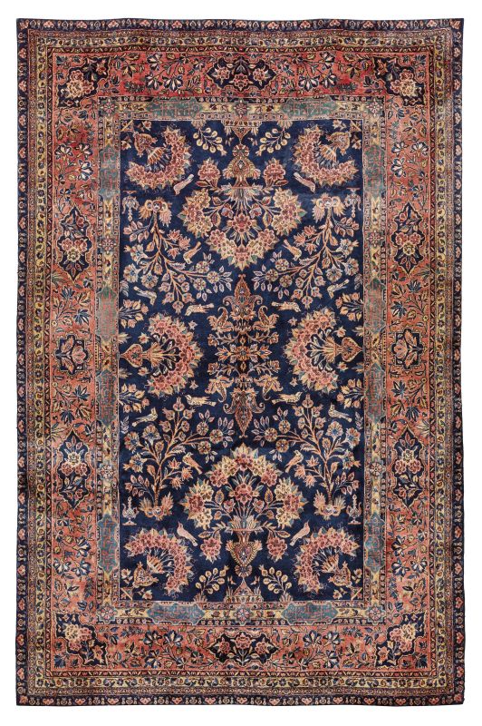      TAPPETO SARUK MOHAJERAN, PERSIA, 1870    - Asta IMPORTANTI TAPPETI ANTICHI - Pandolfini Casa d'Aste