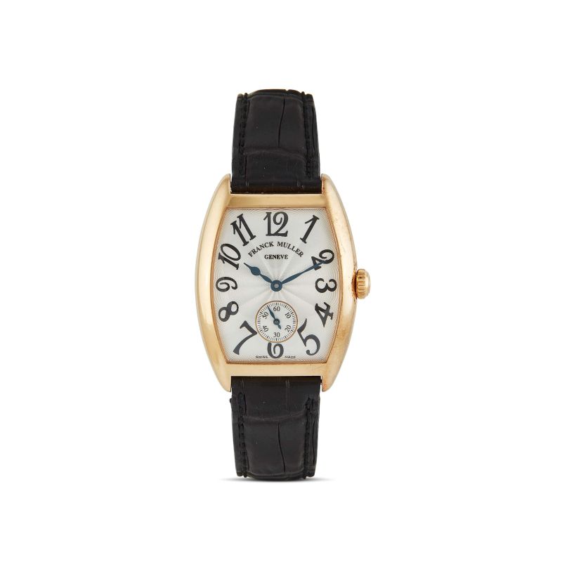 Franck Muller : FRANCK MULLER CASABLANCA MASTER OF COMPLICATIONS REF. 7500 S6 N. 2XX YELLOW GOLD WRISTWATCH  - Auction WRISTWATCHES - Pandolfini Casa d'Aste