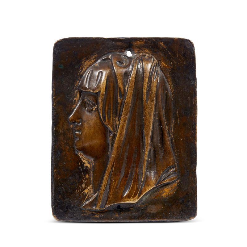 



Central Italy, 18th century, Female profile, bronze  - Auction PLAQUETTES, MEDALS, AND SMALL BRONZE SCULPTURES FROM THE COLLECTION OF MARIO SCAGLIA AND OTHER PROVENANCES - Pandolfini Casa d'Aste