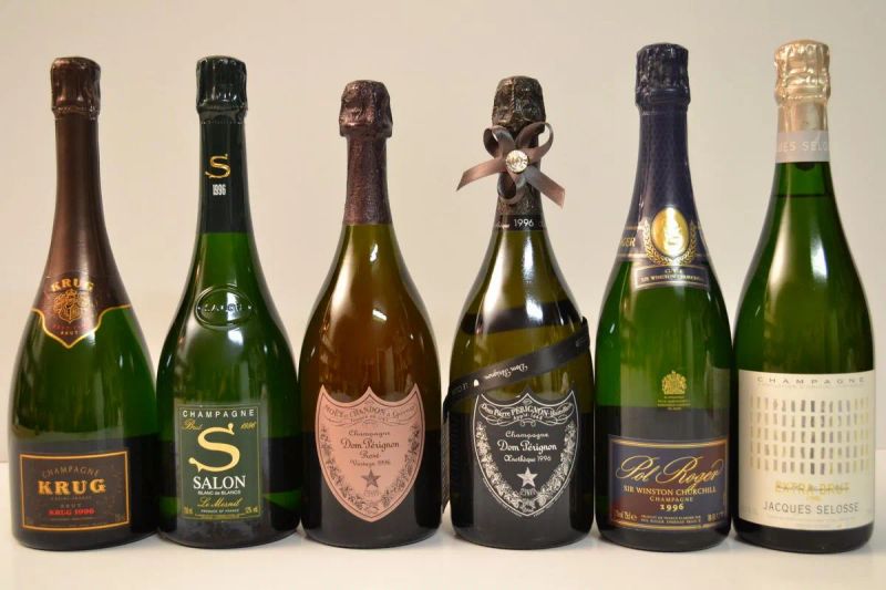 Selezione Champagne 1996  - Asta Vini e distillati da collezione da cantine selezionate - Pandolfini Casa d'Aste