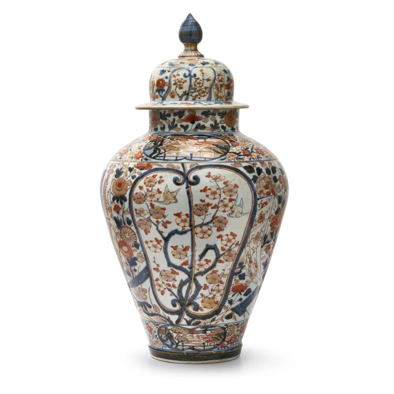 



AN IMARI PORCELAIN JAR WITH COVER, JAPAN, EDO PERIOD, 18TH CENTURY  - Asta Arte Orientale | 东方艺术 - Pandolfini Casa d'Aste