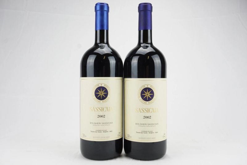      Sassicaia Tenuta San Guido 2002   - Auction Il Fascino e l'Eleganza - A journey through the best Italian and French Wines - Pandolfini Casa d'Aste