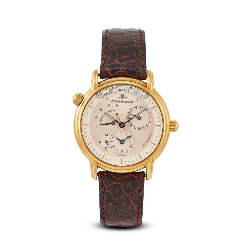 Jaeger Le Coultre : 



JAEGER LECOULTRE MASTER GEOGRAPHIQUE ORE DEL MONDO REF. 169.1.92 N. 18XX  - Asta OROLOGI - Pandolfini Casa d'Aste