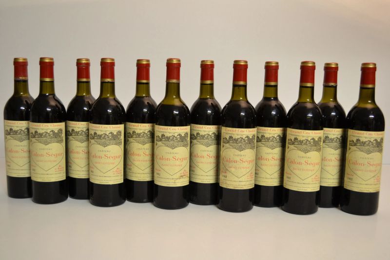 Château Calon Ségur 1982  - Auction A Prestigious Selection of Wines and Spirits from Private Collections - Pandolfini Casa d'Aste