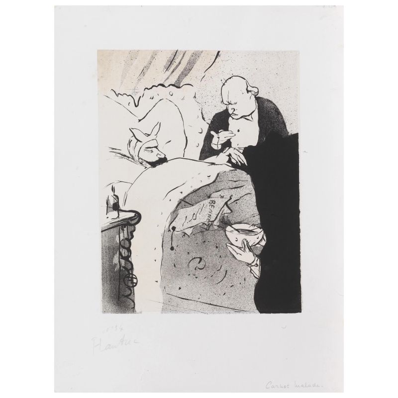Henri De Toulouse-Lautrec : Henri de Toulouse-Lautrec                                                   - Auction TIMED AUCTION | 19TH CENTURY PAINTINGS, DRAWINGS AND SCULPTURES - Pandolfini Casa d'Aste