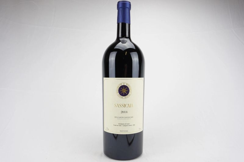      Sassicaia Tenuta San Guido 2014   - Auction Il Fascino e l'Eleganza - A journey through the best Italian and French Wines - Pandolfini Casa d'Aste