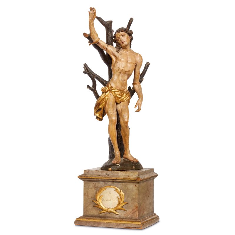 



Germany, 18th century, Saint Sebastian, polychrome and gilded wood  - Auction SCULPTURES AND WORKS OF ART FROM MIDDLE AGE TO 19TH CENTURY - Pandolfini Casa d'Aste