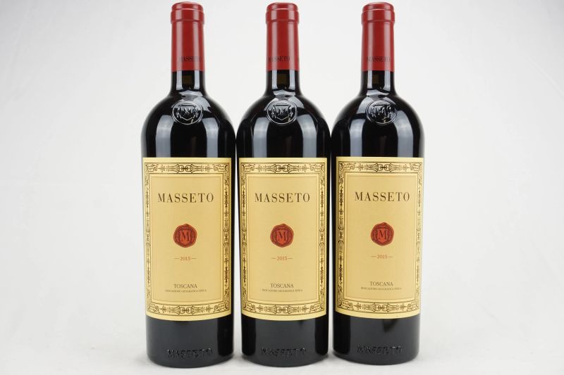      Masseto 2015   - Auction Il Fascino e l'Eleganza - A journey through the best Italian and French Wines - Pandolfini Casa d'Aste