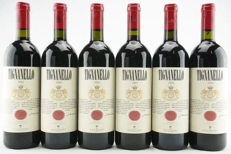 Tignanello Antinori 2004  - Auction THE SIGNIFICANCE OF PASSION - Fine and Rare Wine - Pandolfini Casa d'Aste