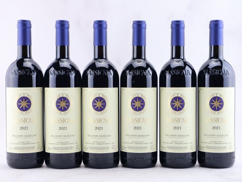 



Sassicaia Tenuta San Guido 2021  - Asta ALCHIMIA - Vini Pregiati e da Collezione - Pandolfini Casa d'Aste