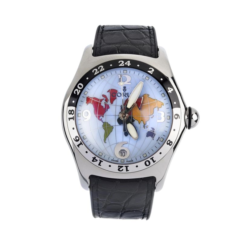 



CORUM &quot;BUBBLE GMT&quot; REF. 383.150.20 N. 7387XX  - Auction WATCHES - Pandolfini Casa d'Aste