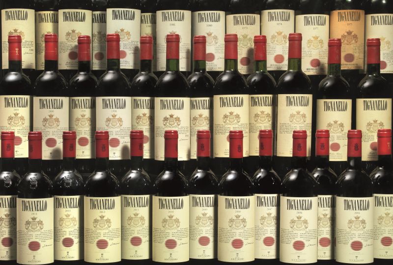 Tignanello Antinori  - Asta Una Prestigiosa Selezione di Vini e Distillati da Collezioni Private - Pandolfini Casa d'Aste