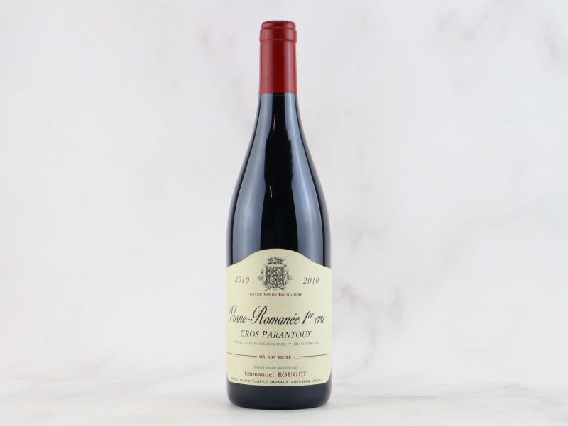 



Vosne-Roman&eacute;e Au Cros Parantoux Domaine Emmanuel Rouget 2010  - Auction ALCHIMIA - Fine and Rare Wine - Pandolfini Casa d'Aste