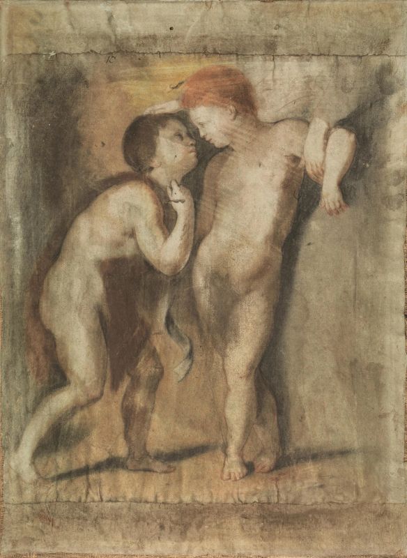      Scuola dell'Italia centrale, sec. XVII   - Asta Opere su carta: disegni, dipinti e stampe dal secolo XV al XIX - Pandolfini Casa d'Aste