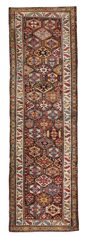      TAPPETO KAZAK MOGAN, CAUCASO, 1890  &nbsp;&nbsp;&nbsp;&nbsp;&nbsp;&nbsp;&nbsp;&nbsp;&nbsp;&nbsp;&nbsp;&nbsp;&nbsp;&nbsp;&nbsp;&nbsp;&nbsp;&nbsp;&nbsp;&nbsp;&nbsp;   - Auction Online Auction | Furniture and Works of Art from private collections and from a Veneto property - part three - Pandolfini Casa d'Aste