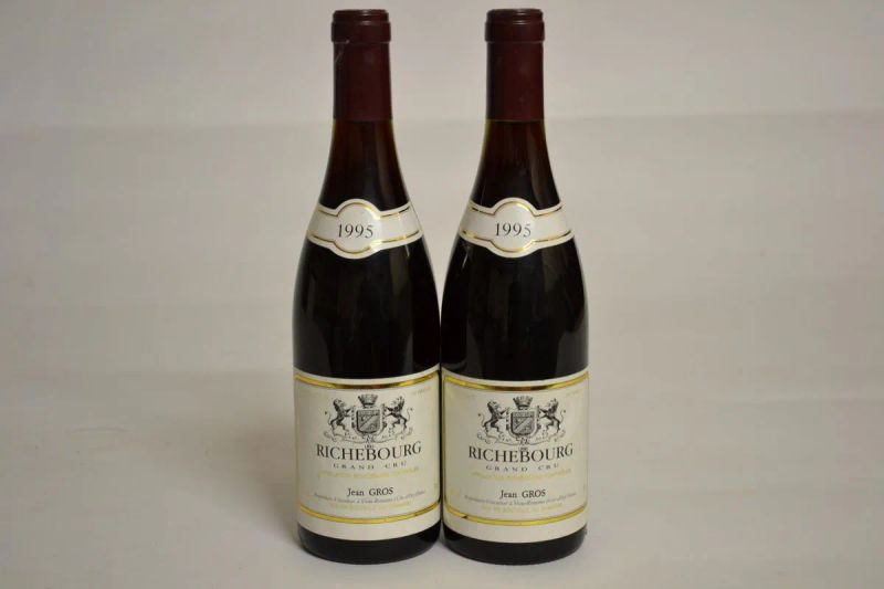 Richebourg Grand Cru Domaine Jean Gros 1995  - Asta Vini pregiati e da collezione - Pandolfini Casa d'Aste