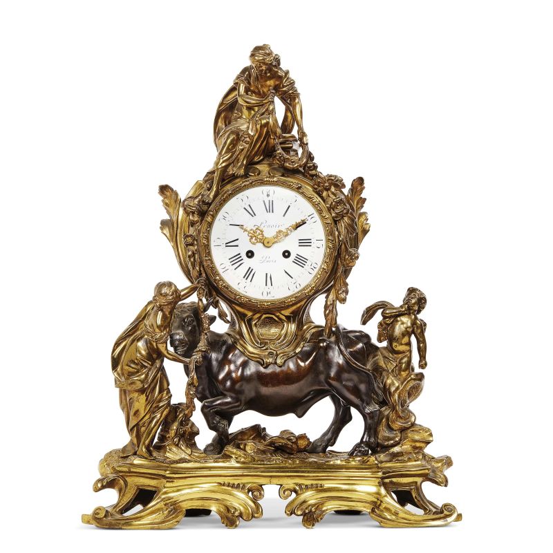 A PARISIAN MANTEL CLOCK, SECOND HALF 19TH CENTURY  - Auction INTERNATIONAL FINE ART - Pandolfini Casa d'Aste