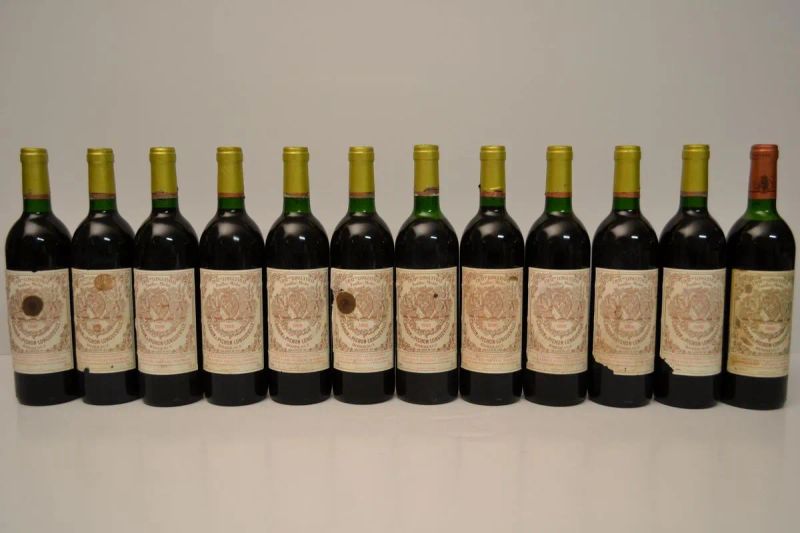 Chateau Baron de Pichon Longueville 1986  - Auction Fine Wine and an Extraordinary Selection From the Winery Reserves of Masseto - Pandolfini Casa d'Aste