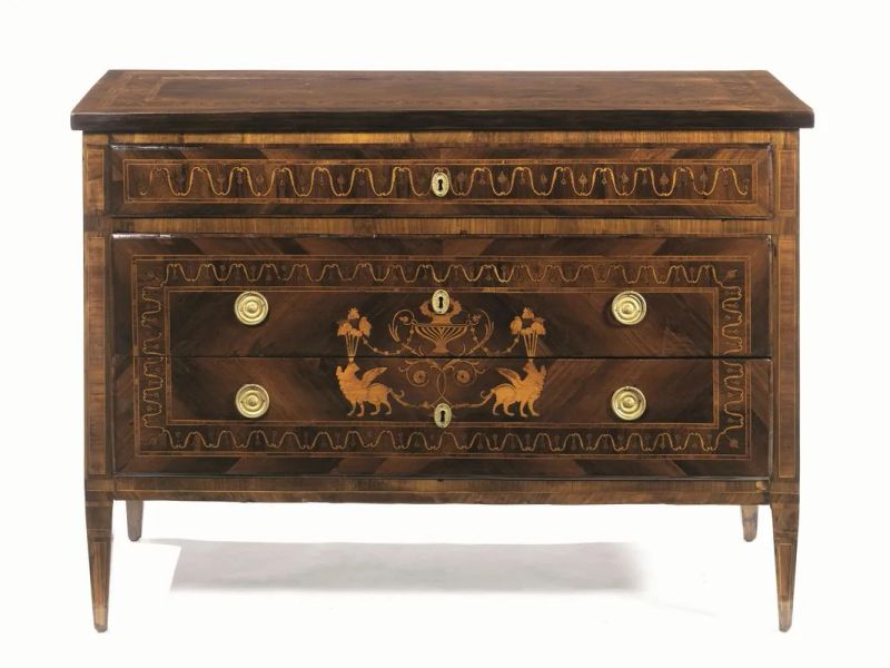 CASSETTONE, LOMBARDIA, FINE SECOLO XVIII  - Auction European Furniture and Works of Art - Pandolfini Casa d'Aste