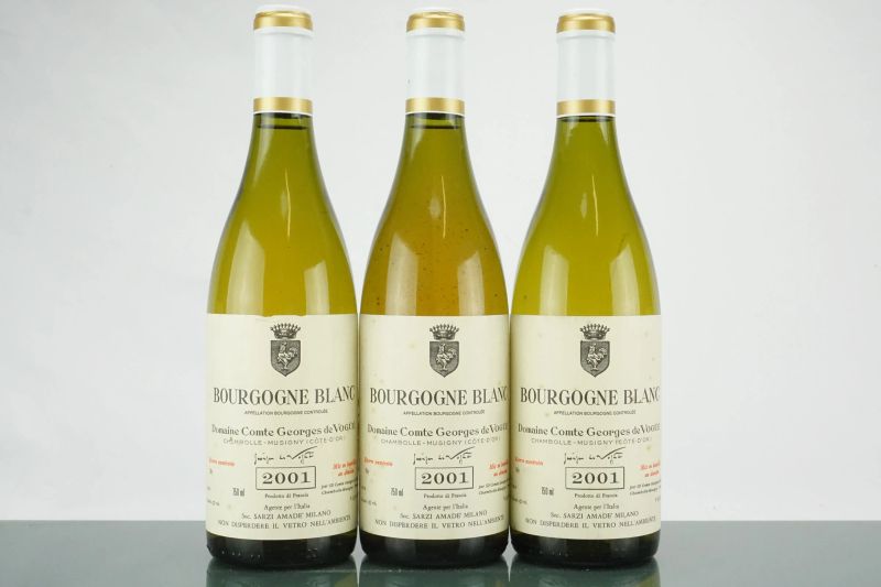 Bourgogne Blanc Domaine Comte Georges de Vog&uuml;&eacute; 2001  - Asta L'Essenziale - Vini Italiani e Francesi da Cantine Selezionate - Pandolfini Casa d'Aste