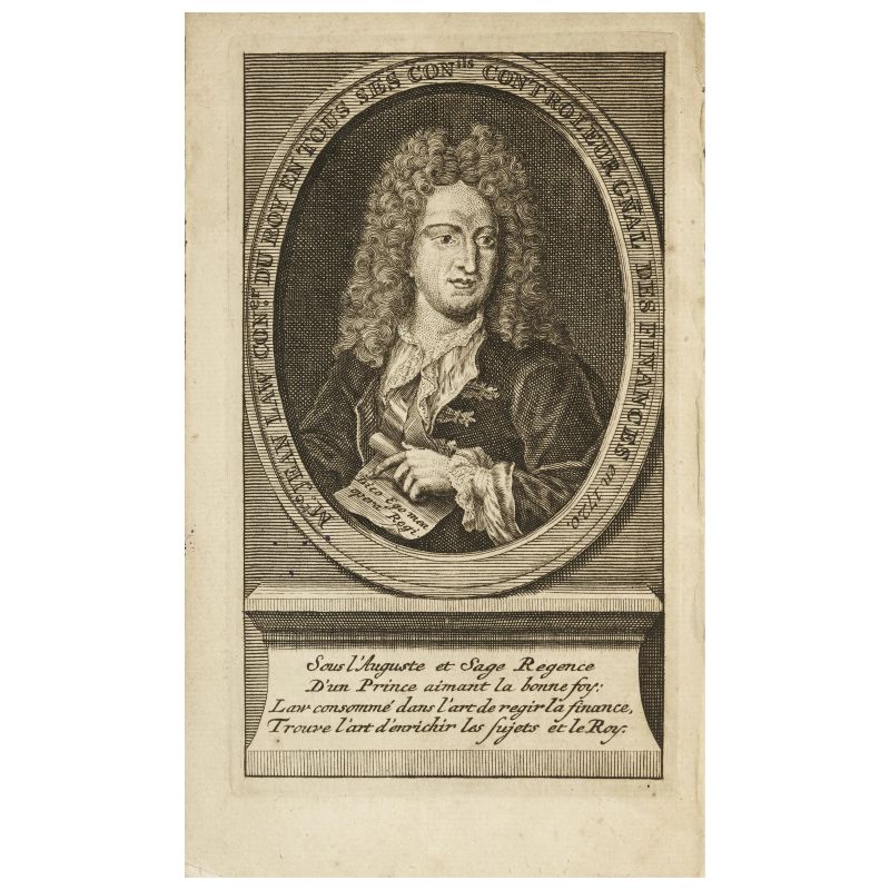 Law, John. Considerations sur le commerce et sur l'argent. L’Aia, Neaulme, 1720.  - Auction BOOKS, MANUSCRIPTS,  AUTOGRAPHS AND PRINTS - Pandolfini Casa d'Aste