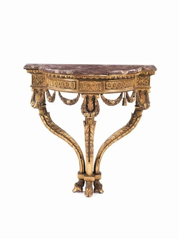 CONSOLE, ITALIA SETTENTRIONALE, FINE SECOLO XVIII  - Auction International Decoration |  furniture and works of art - Pandolfini Casa d'Aste