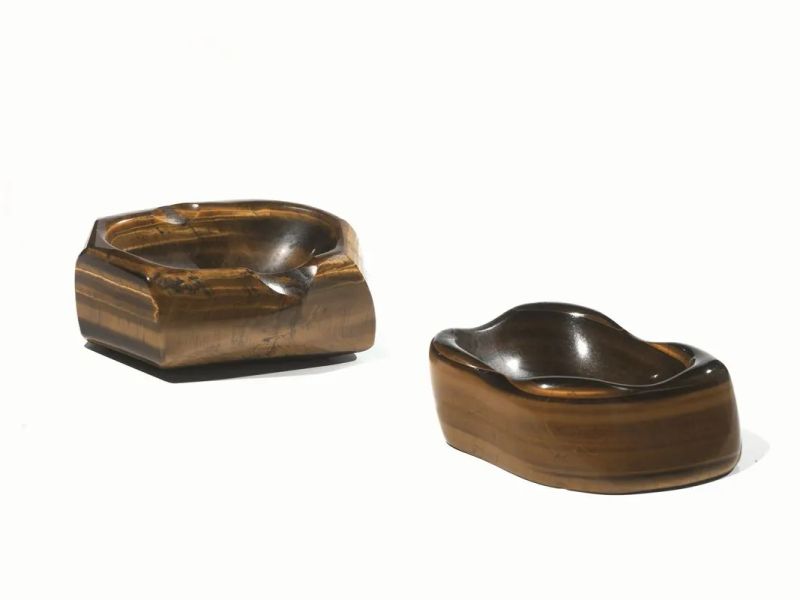  DUE POSACENERI  - Asta Arti decorative del sec. XX - Pandolfini Casa d'Aste