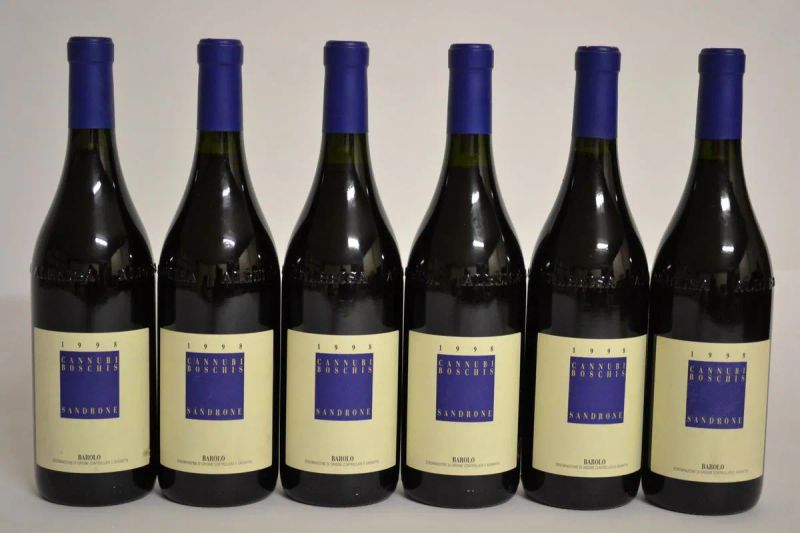 Barolo Cannubi Boschis Sandrone 1998  - Asta PANDOLFINI PER EXPO 2015: VINI PREGIATI E DA COLLEZIONE - Pandolfini Casa d'Aste