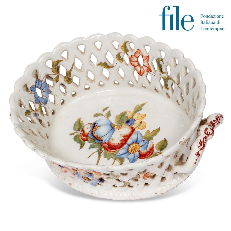 



CESTINO, NOVE, MANIFATTURA DI P. ANTONIBON O G.M. BACCIN, 1760-1780  - Asta CERAMICA. MAIOLICHE E PORCELLANE DAL RINASCIMENTO AL SETTECENTO - Pandolfini Casa d'Aste