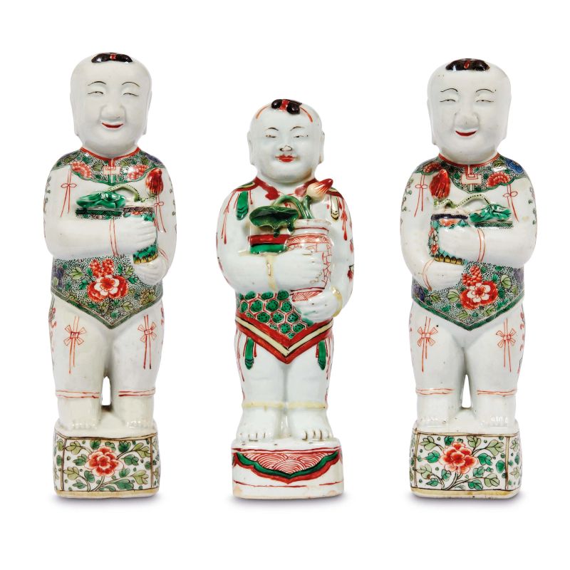 



GROUP OF THREE OBOI, CHINA, QING DYNASTY, 18TH CENTURY  - Auction Asian Art | 东方艺术 - Pandolfini Casa d'Aste