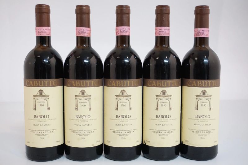 Barolo Vigna La Volta Tenuta La Volta Cabutto 1990  - Auction Auction Time | Smart Wine - Pandolfini Casa d'Aste