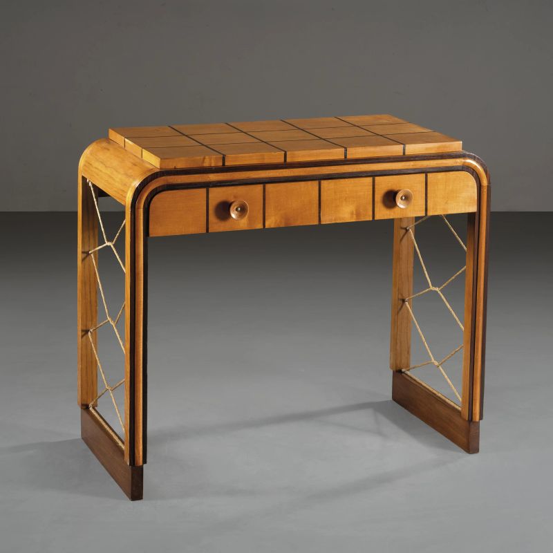 



WOODEN CONSOLLE, ROPE DETAILS   - Auction DESIGN AND DECORATIVE ARTS - Pandolfini Casa d'Aste