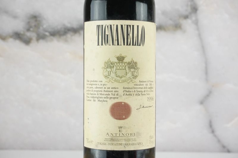 Tignanello Antinori 1996  - Auction Smart Wine 2.0 | Online Auction - Pandolfini Casa d'Aste