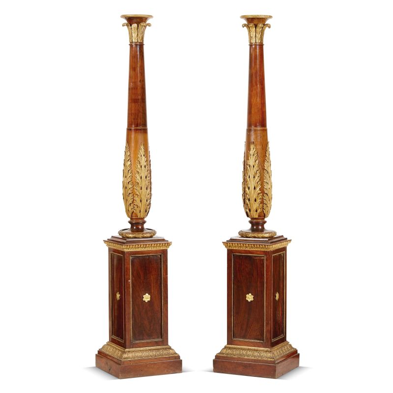 



COPPIA DI TORCIERE, TOSCANA, 1820 CIRCA   - Asta INTERNATIONAL FINE ART - Pandolfini Casa d'Aste