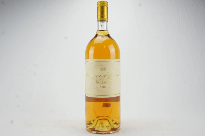      Ch&acirc;teau d&rsquo;Yquem 2003   - Auction The Art of Collecting - Italian and French wines from selected cellars - Pandolfini Casa d'Aste