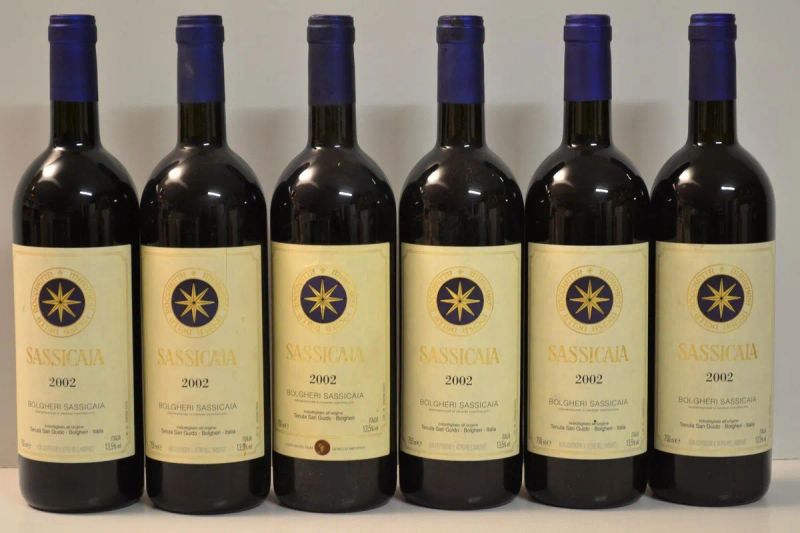 Sassicaia Tenuta San Guido 2002  - Auction Fine Wines from Important Private Italian Cellars - Pandolfini Casa d'Aste